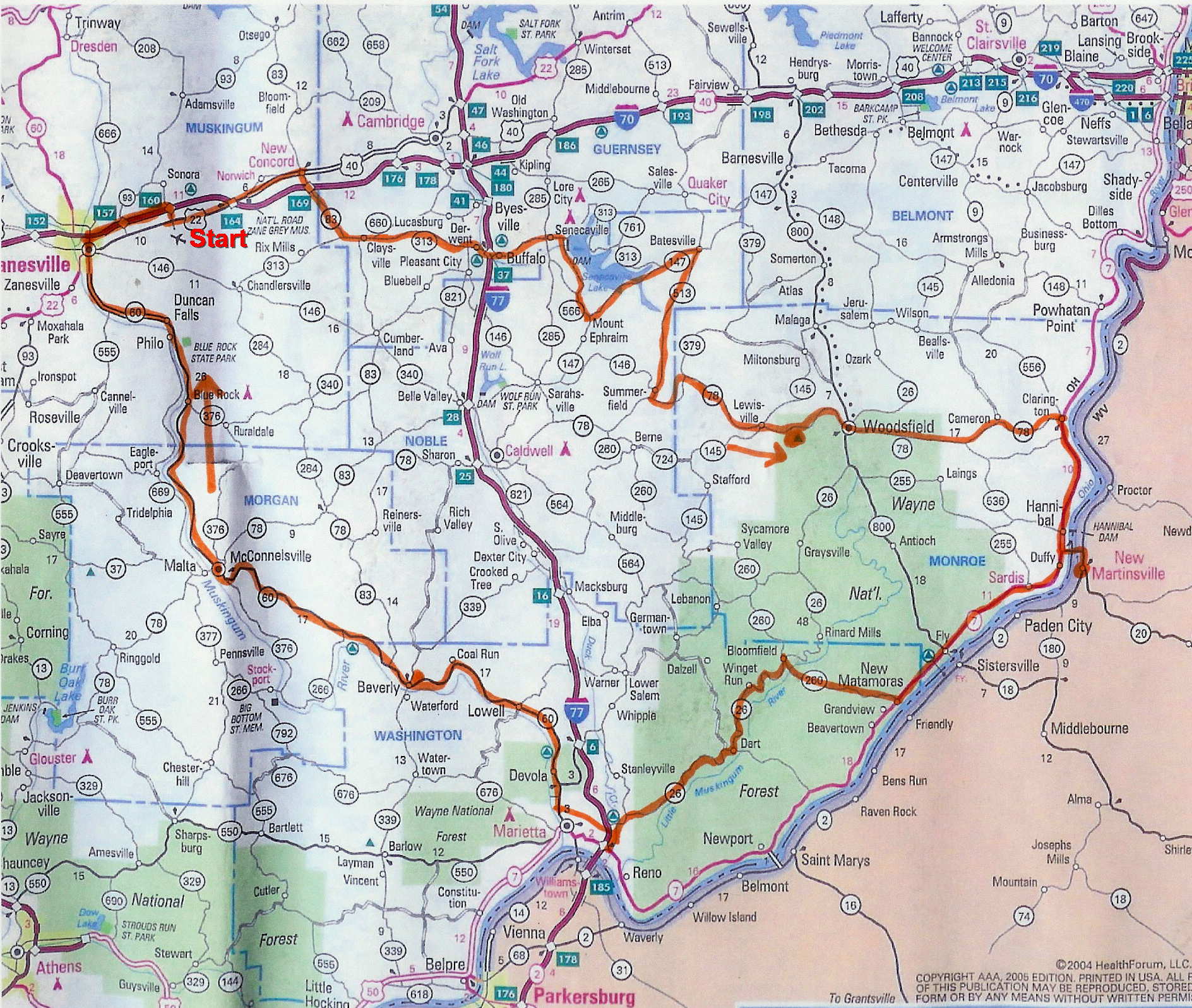 Ohio Motorcycle Routes Reviewmotors.co